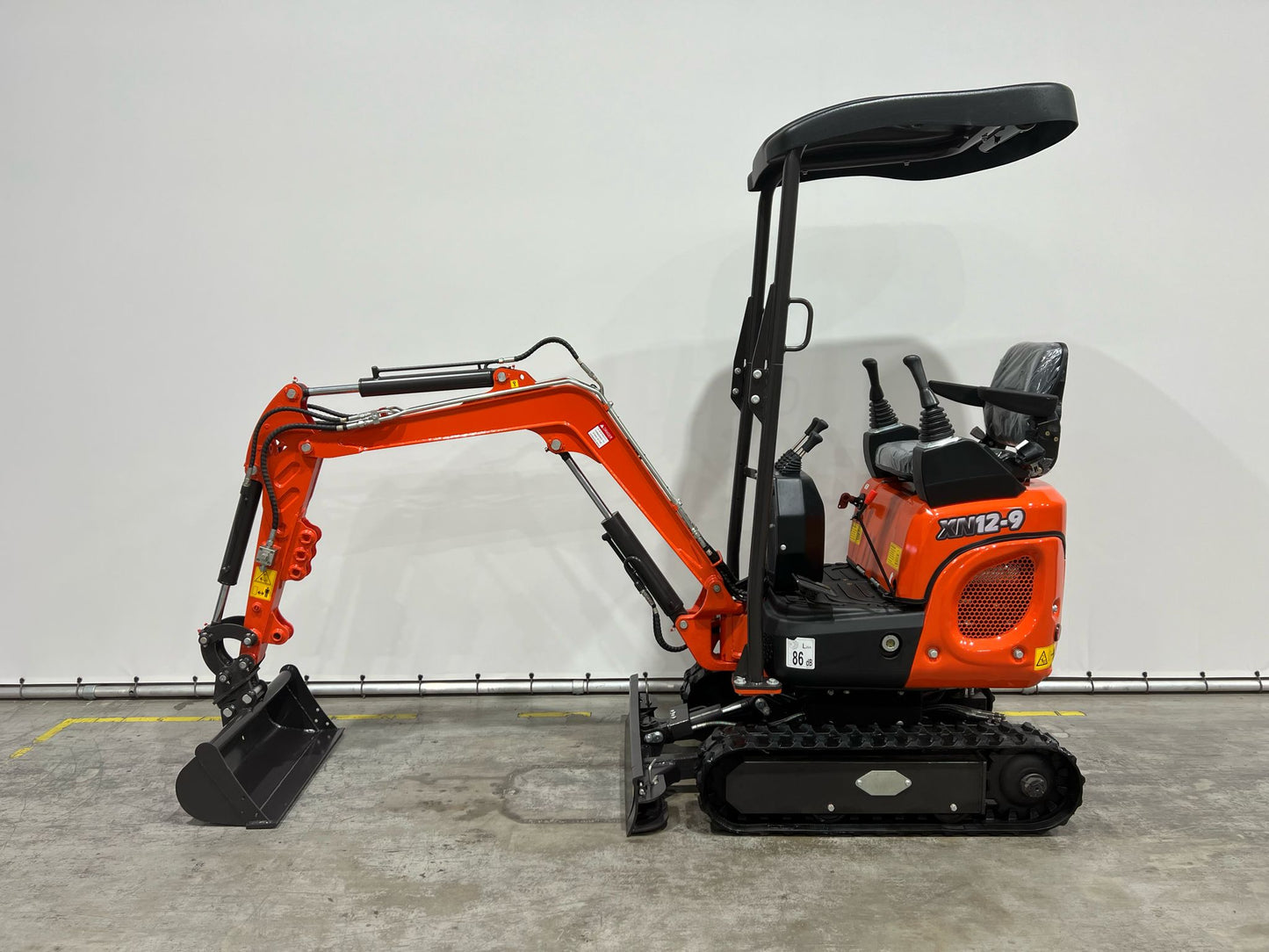 Rhinoceros XN12-9 (1200kg) 3-cilinder Kubota diesel