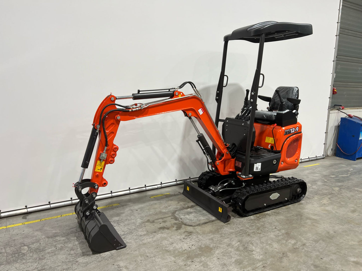 Rhinoceros XN12-9 (1200kg) 3-cilinder Kubota diesel