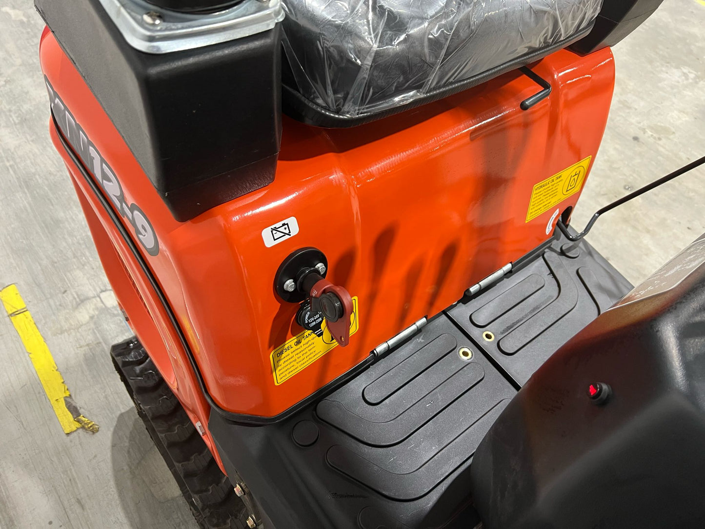 Rhinoceros XN12-9 (1200kg) 3-cilinder Kubota diesel