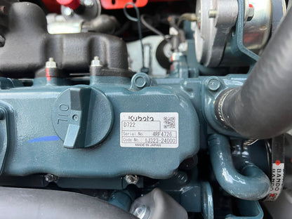 Rhinoceros XN12-8 (1200kg) 3-cilinder Kubota diesel