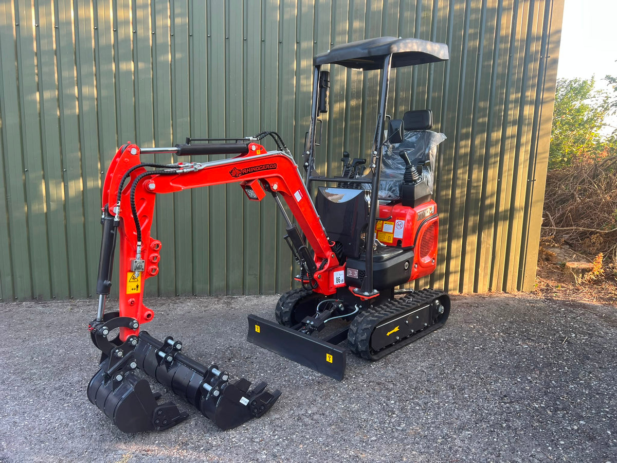 Rhinoceros XN12-9 (1200kg) 3-cilinder Kubota diesel