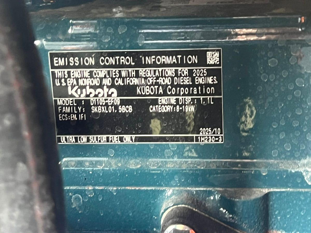 Rhinoceros XN20B (2000kg) 3-cilinder Kubota diesel
