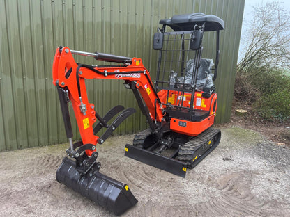 Rhinoceros XN18 (1700kg) 3-cilinder Kubota diesel
