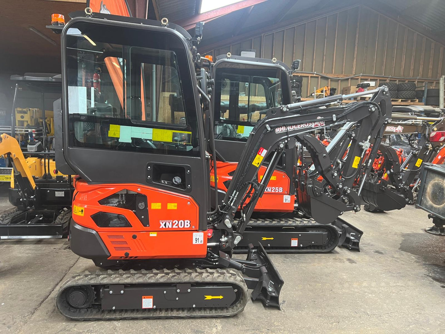 Rhinoceros XN20B (2000kg) 3-cilinder Kubota diesel