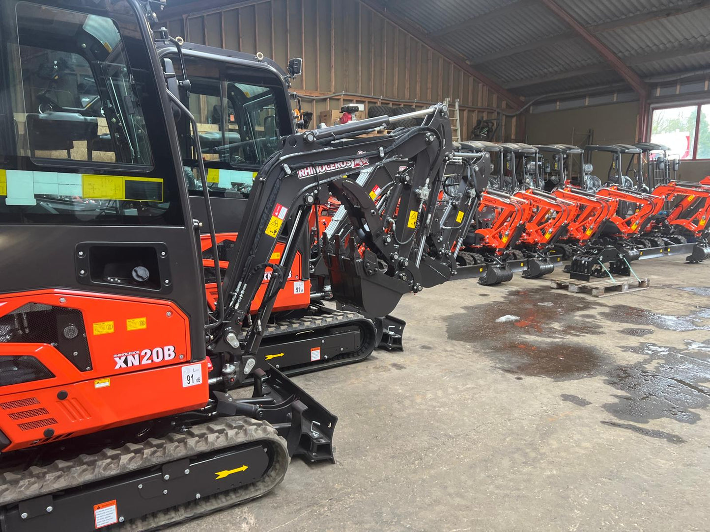 Rhinoceros XN20B (2000kg) 3-cilinder Kubota diesel