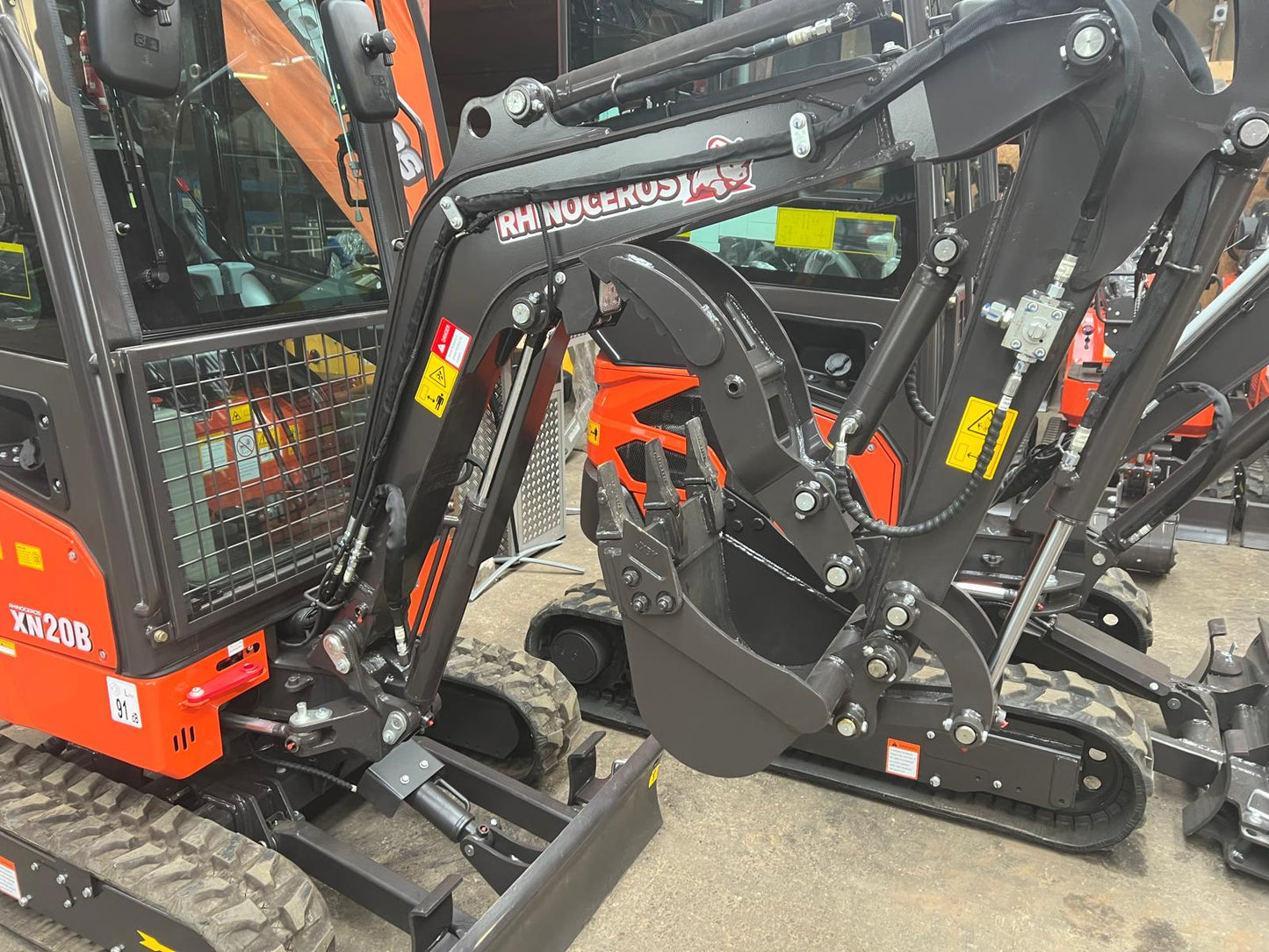 Rhinoceros XN20B (2000kg) 3-cilinder Kubota diesel